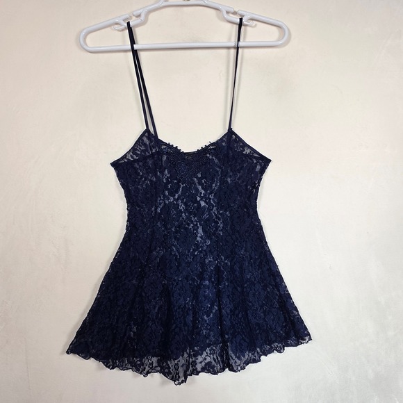 Victoria's Secret Tops - Fredericks of hollywood Babydoll Lingerie Womens M Navy